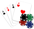 Online poker game play